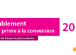 prime à la conversion doublée en 2019