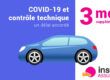 contrôle technique et période de confinement du covid-19, un délai de 3 mois supplémentaire est accordé